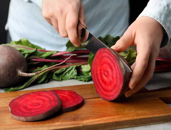 Slicing beets